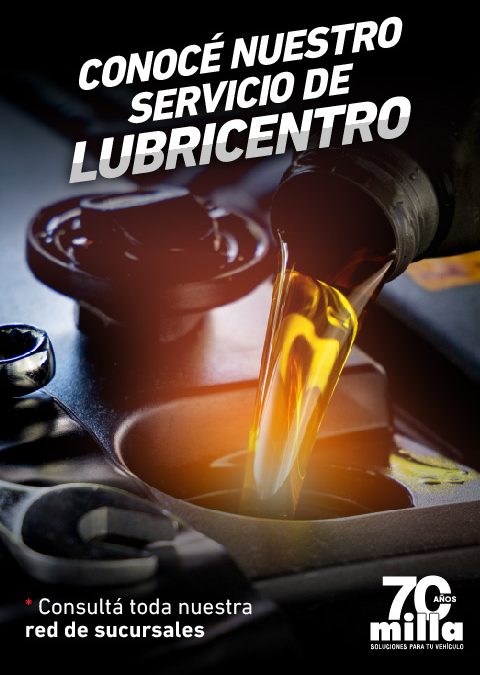 SERVICIO DE LUBRICENTRO DISPONIBLE EN LAS SIGUIENTES SUCURSALES.
