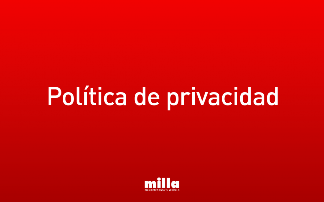 POLÍTICA DE PRIVACIDAD.